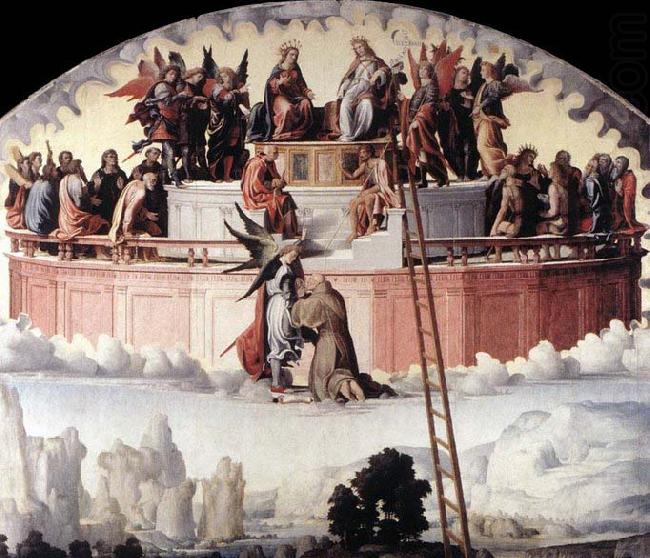 Vision of the Blessed Amedeo Menez de Sylva, BERRUGUETE, Pedro